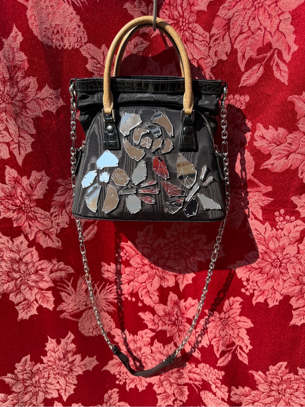 Maison Margiela 5AC Classique MINI Bag adorned with mirror shards